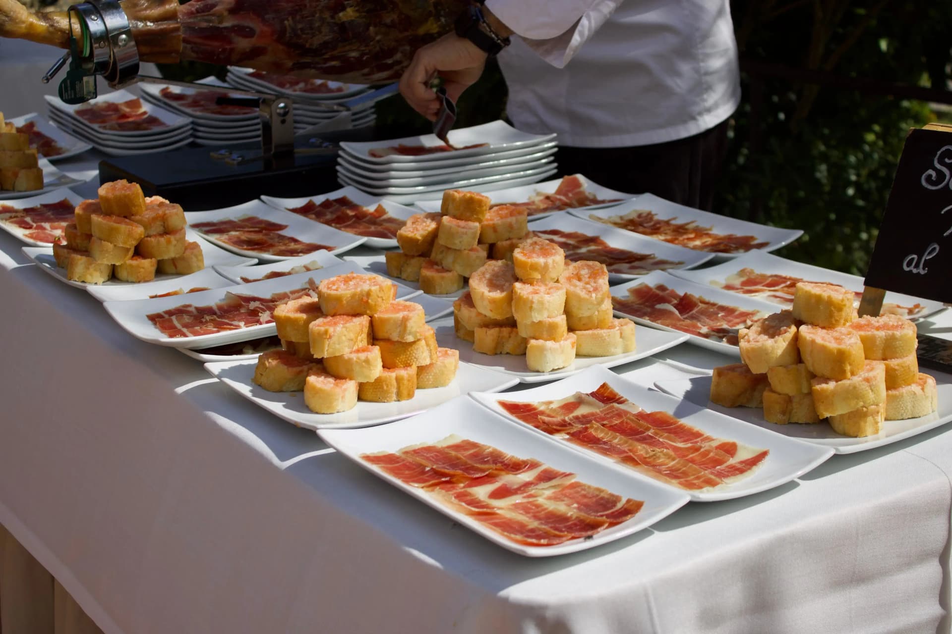 Evento de corte de jamón