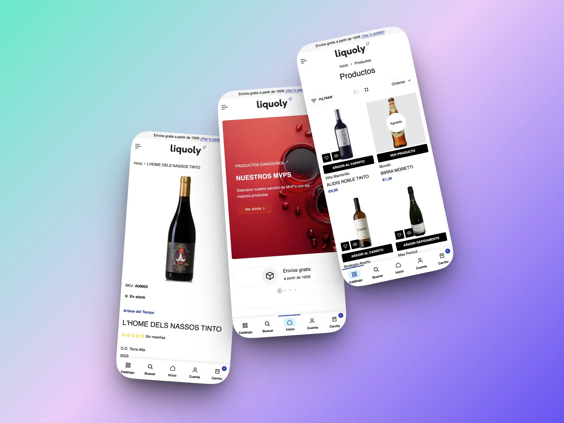 Productos gourmet liquoly - jamones, vinos, cervezas y licores varios